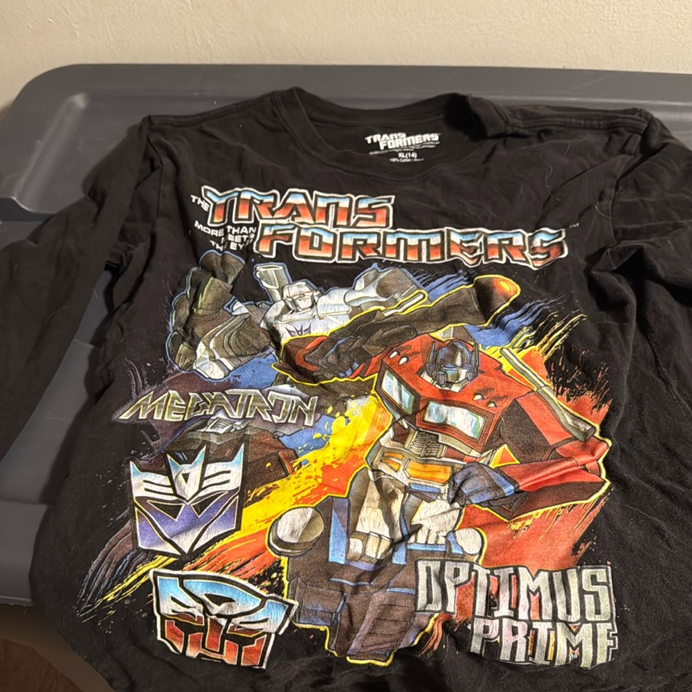 Long sleeved Transformers Optimus Prime